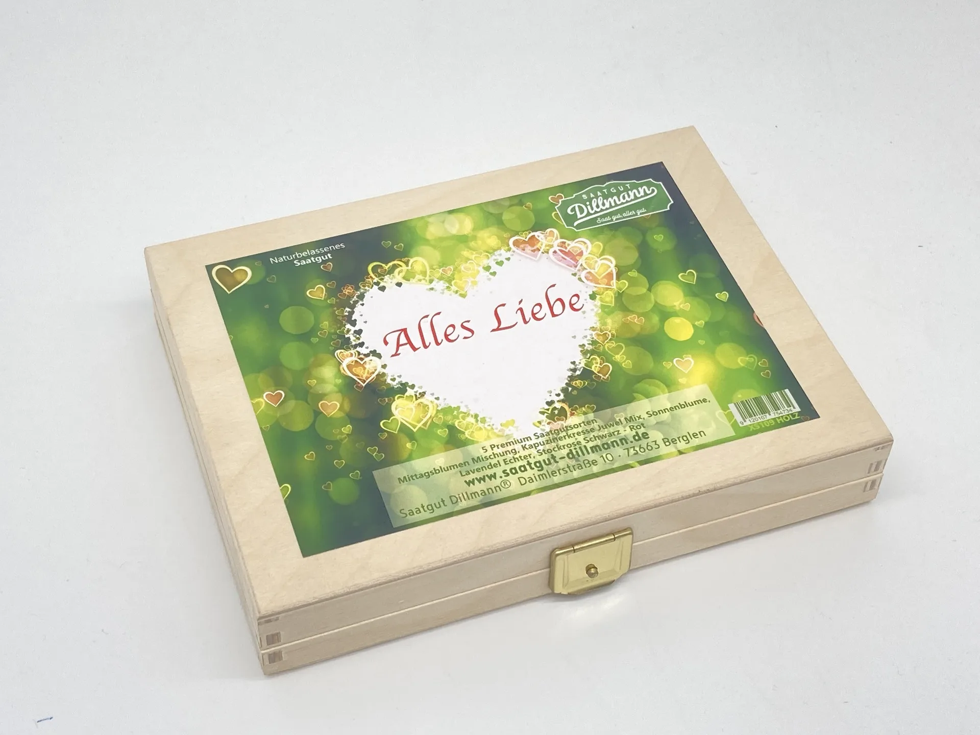 Alles Liebe Saatgut-Box Holzbox XS – Bild 2