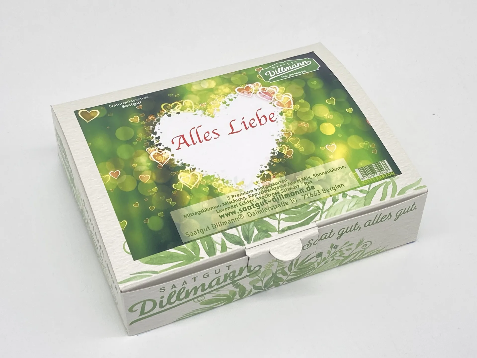 Alles Liebe Saatgut-Box S (Karton)