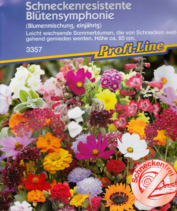 Schneckenresitente Blütensynphonie