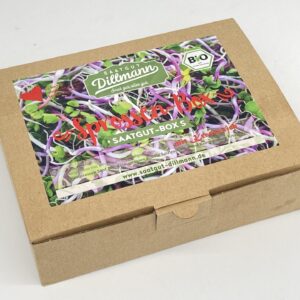 Sprossenbox S Bio mit Kressesieb (Karton)