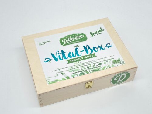 Vitalbox Saatgut-Box S (Holzbox)