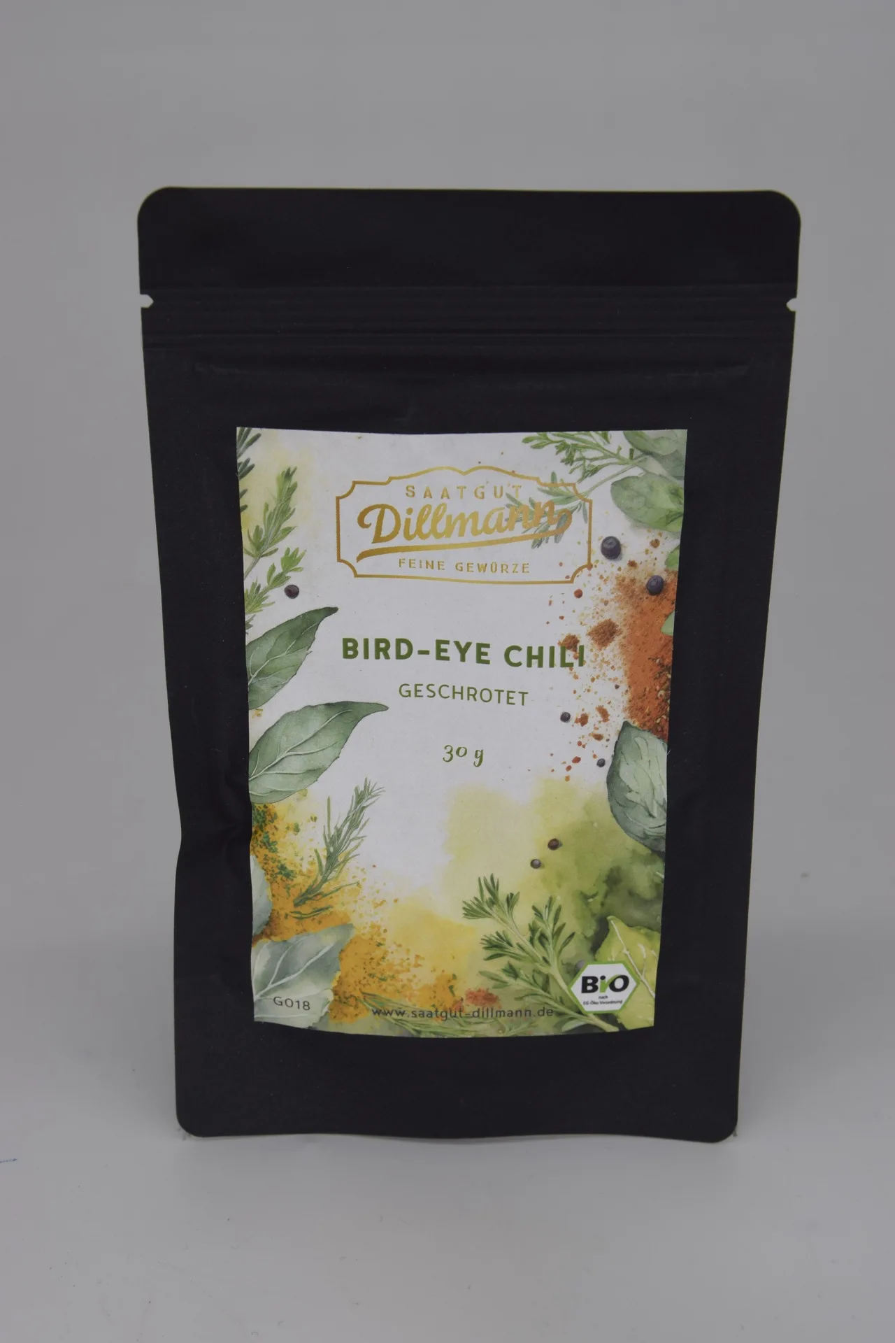 Bird-Eye Chili geschrotet Bio