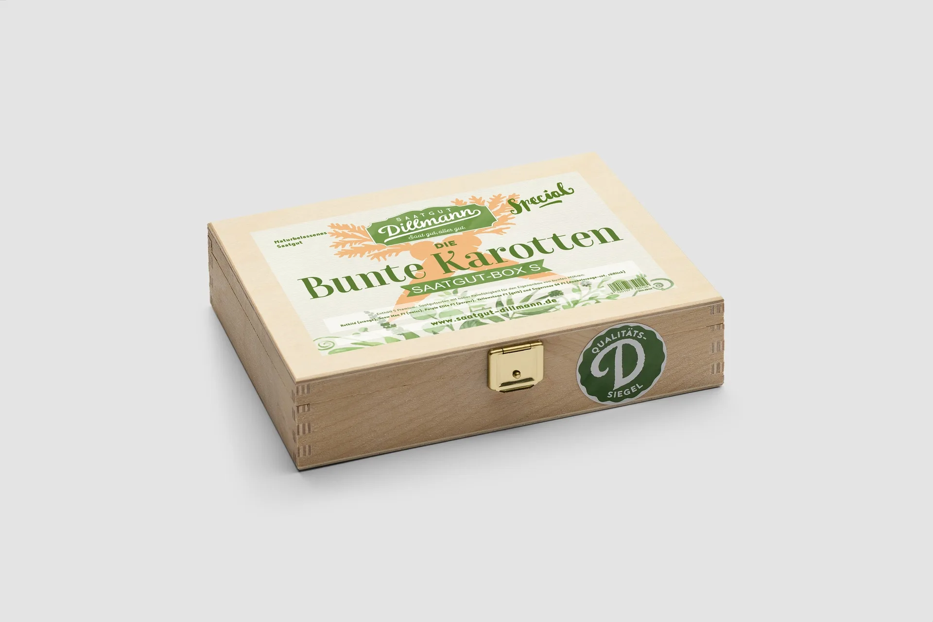Bunte Karotten Saatgut-Box S (Karton)