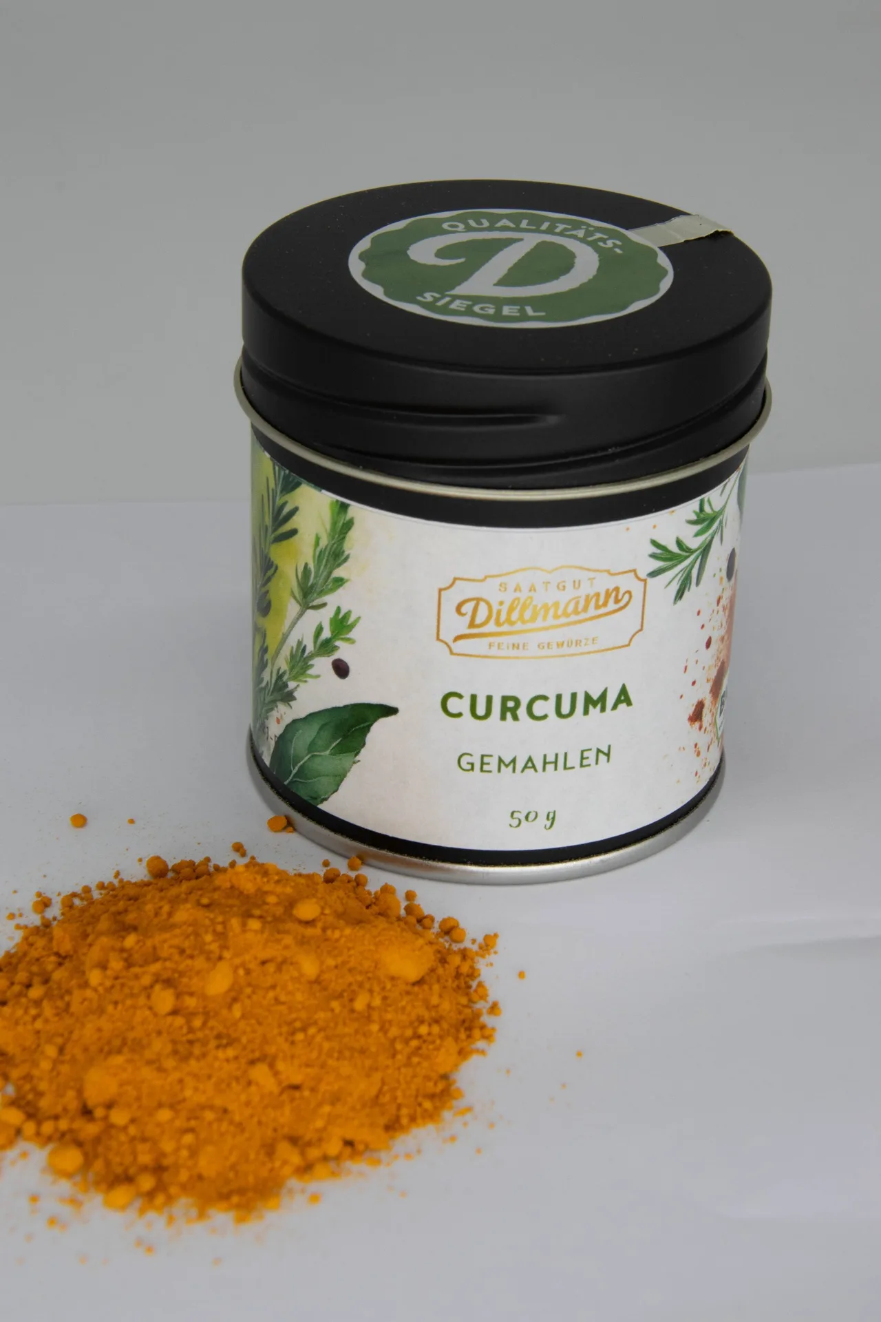 Curcuma gemahlen Bio (Dose) – Bild 2