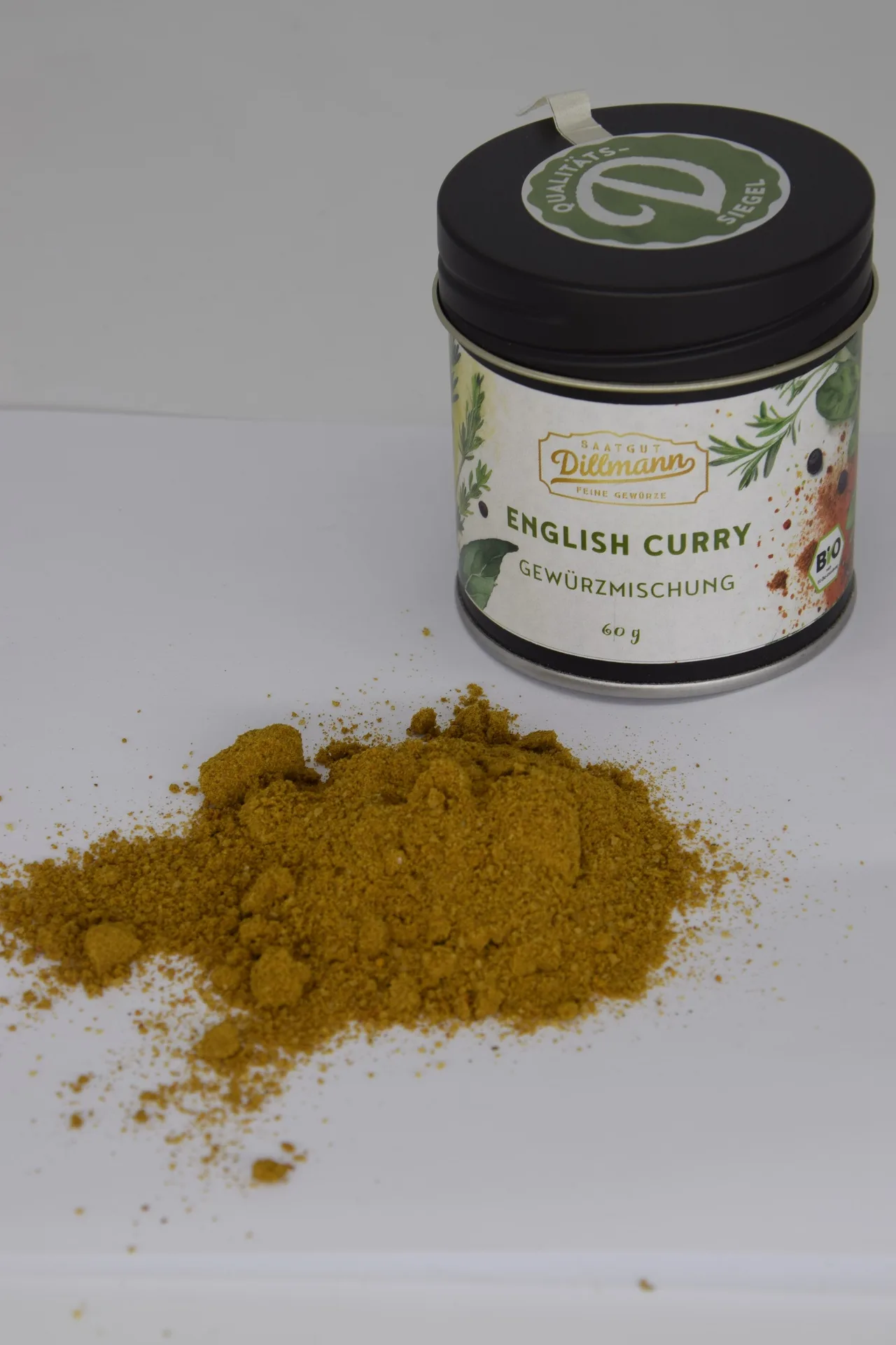 English Curry Gewürzmischung Bio (Dose) – Bild 2