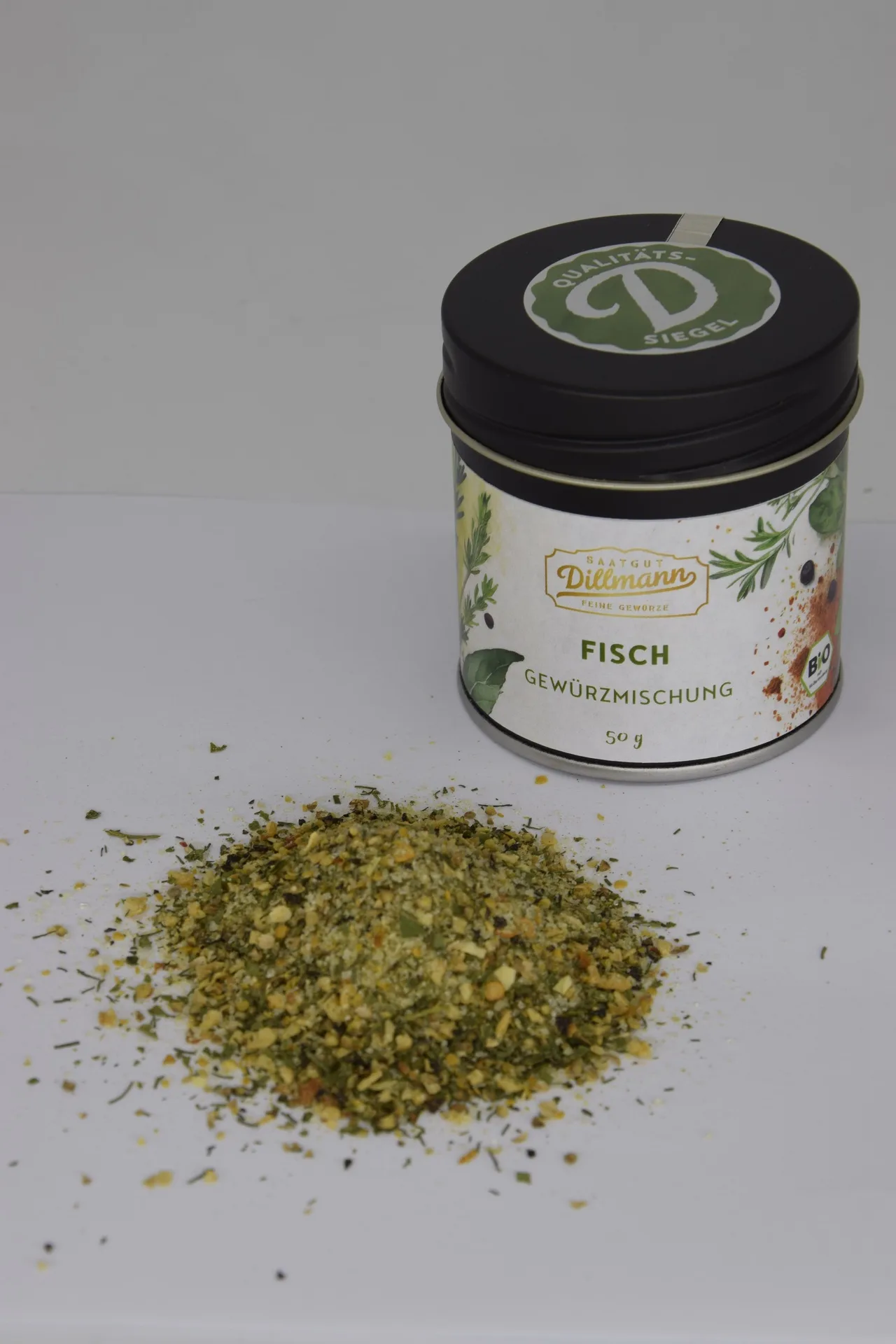 Fisch Gewürzmischung Bio (Dose) – Bild 2