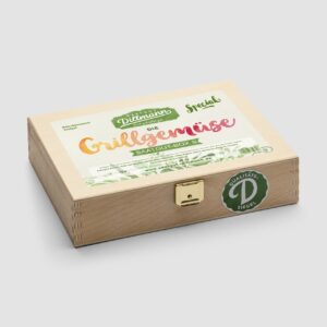 Grillgemüse Saatgut-Box S (Holzbox)