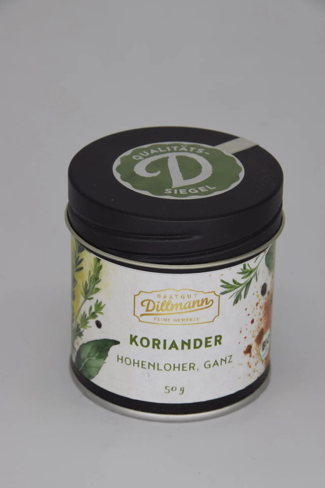 Hohenloher Koriander ganz Bio (Dose)
