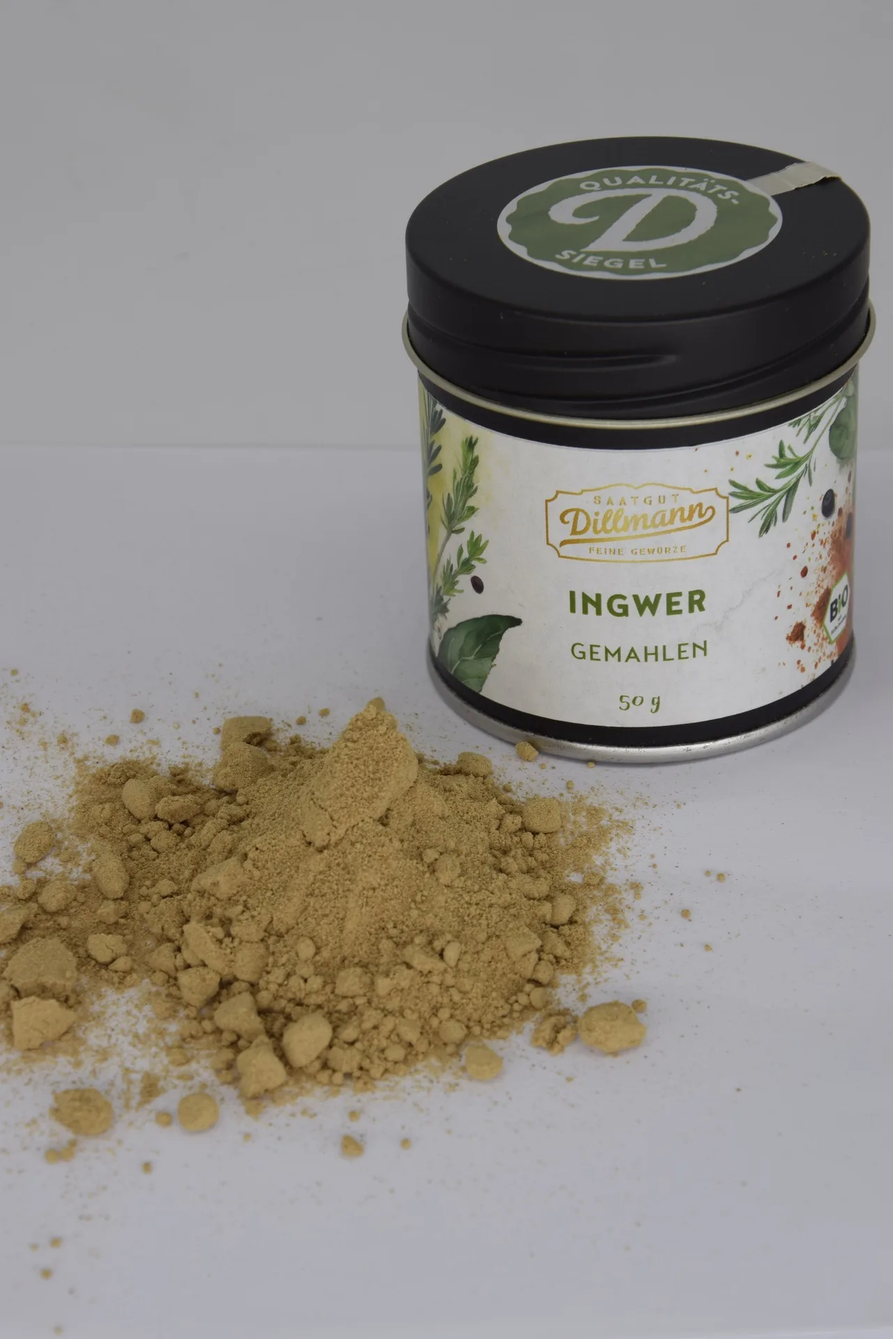 Ingwer gemahlen Bio (Dose) – Bild 2