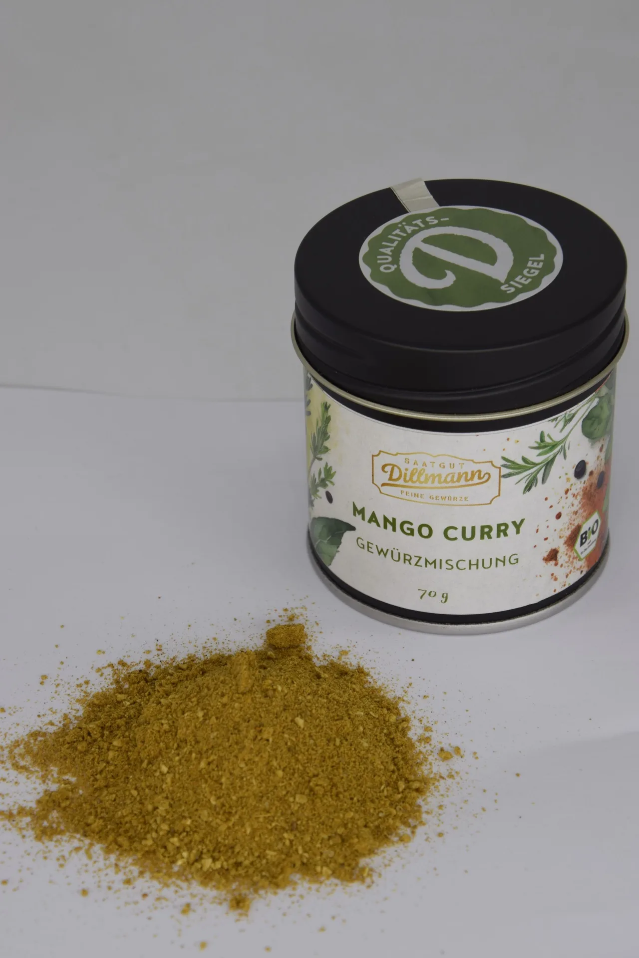 Mango Curry Gewürzmischung Bio (Dose) – Bild 2