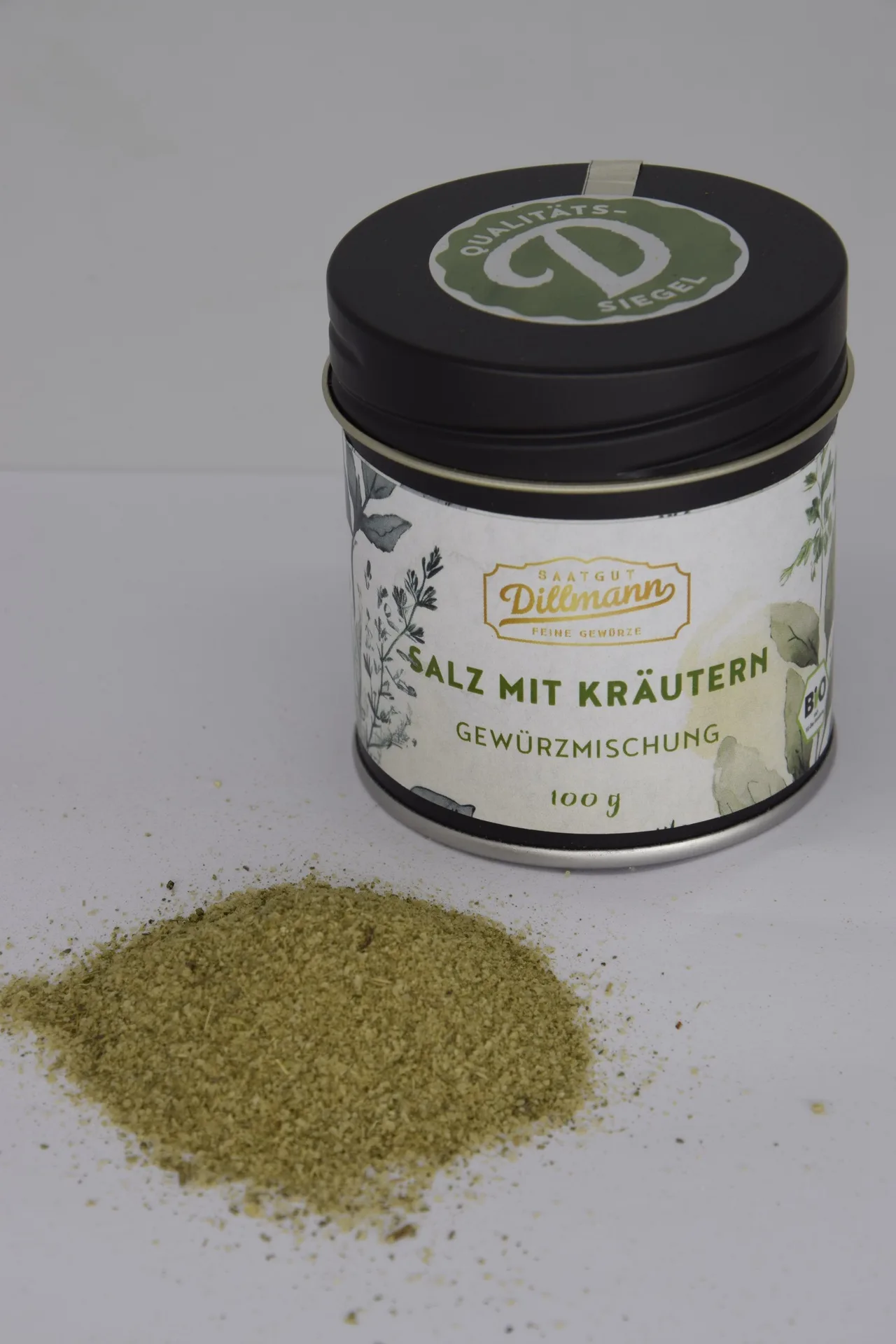 Salz mit Bio Kräutern (Dose) – Bild 2