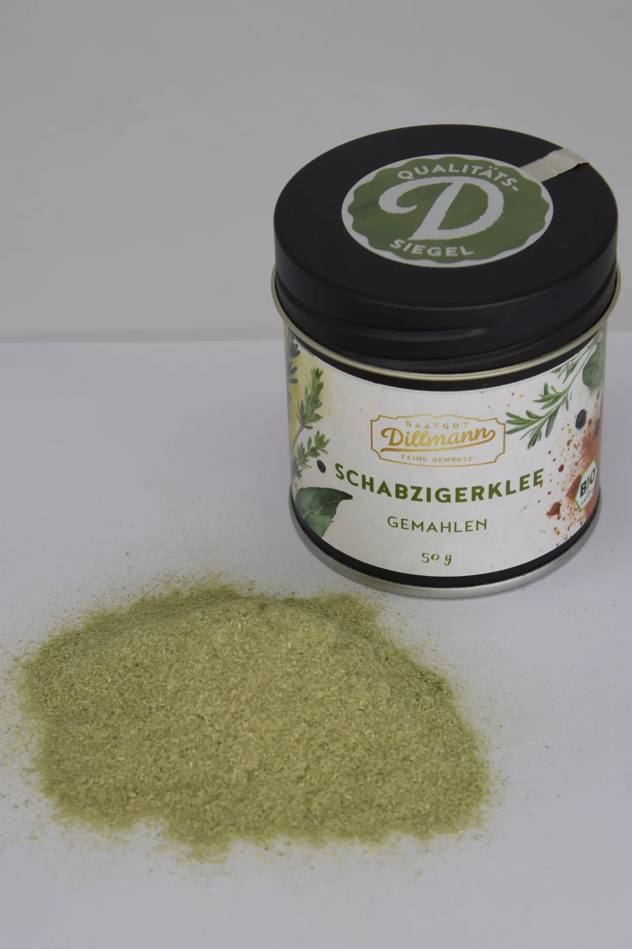 Schabzigerklee gemahlen Bio (Dose) – Bild 2