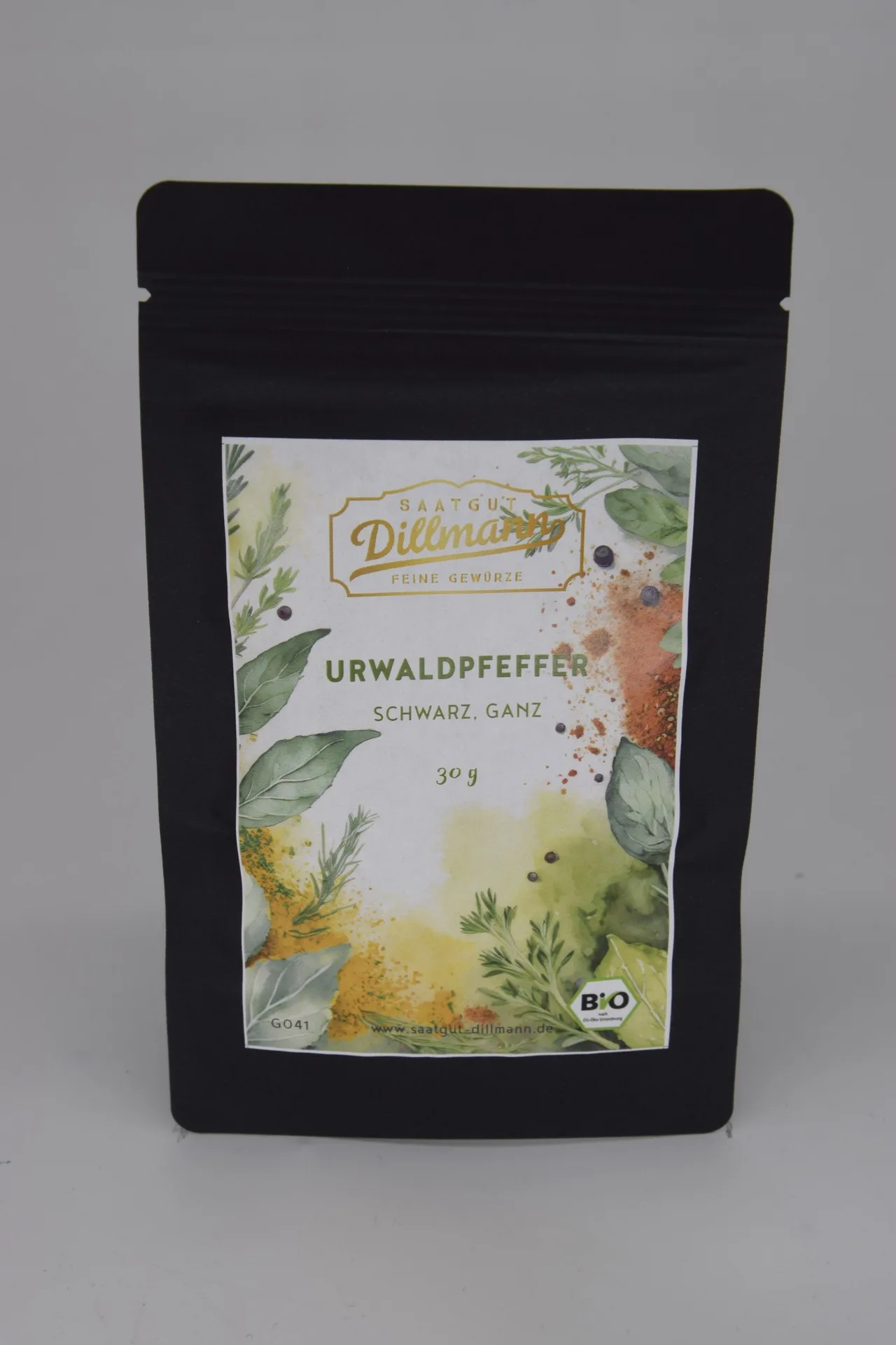 Urwald-Pfeffer schwarz ganz Bio