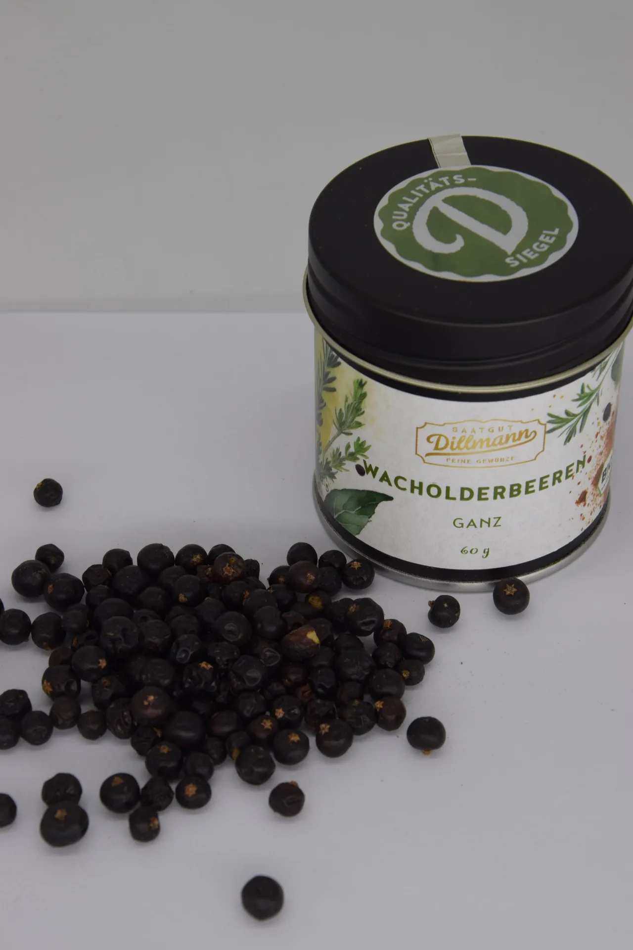 Wacholderbeeren ganz Bio (Dose) – Bild 2