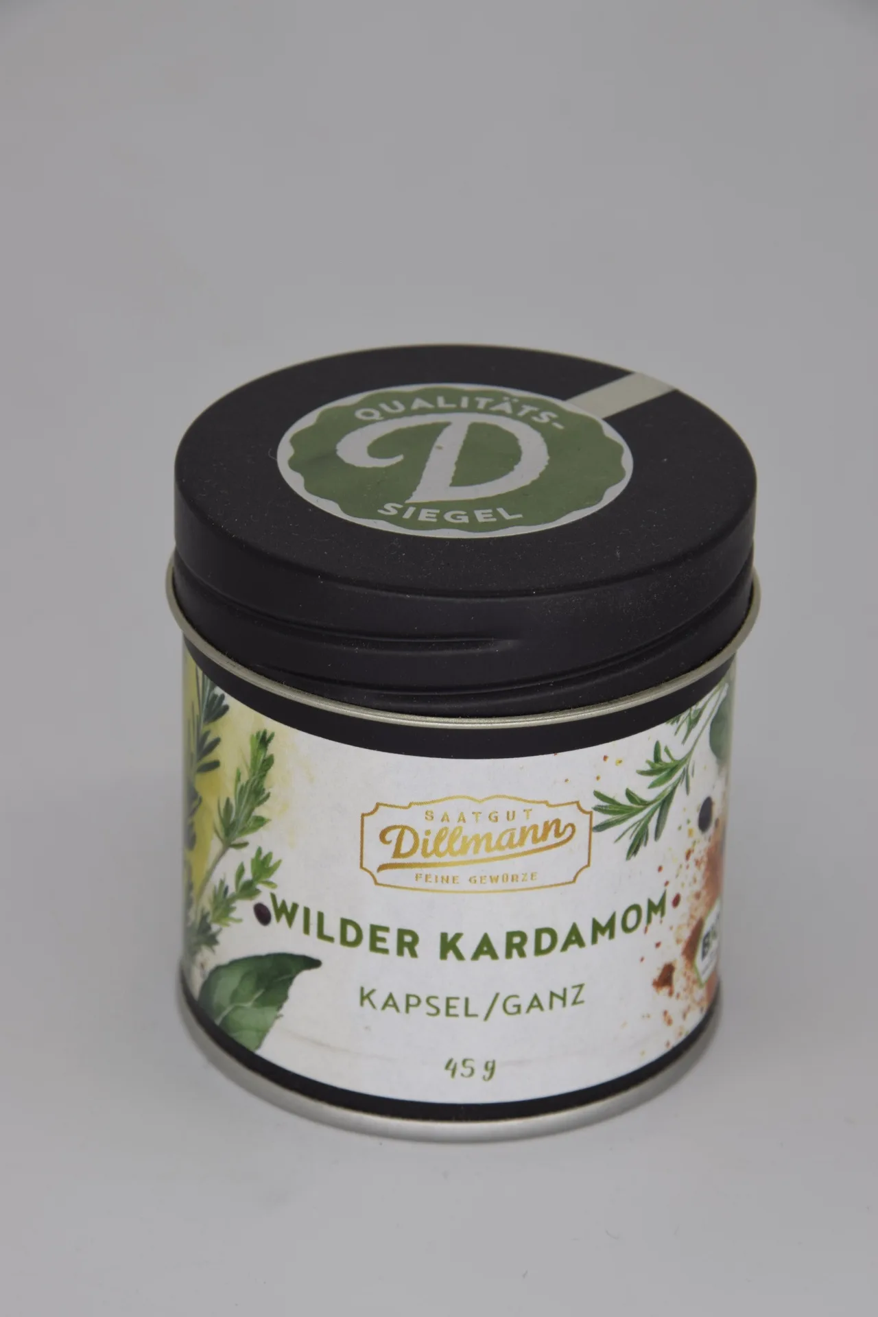 Wilder Kardamom Kapsel ganz Bio (Dose)