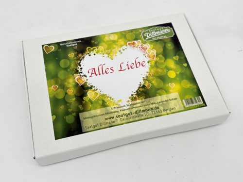 Alles Liebe Saatgut Box Karton XS