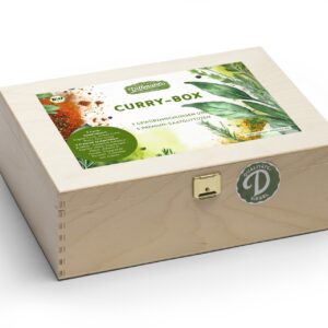Curry-Box Bio M Holz (Saatgut- & Gewürzbox)