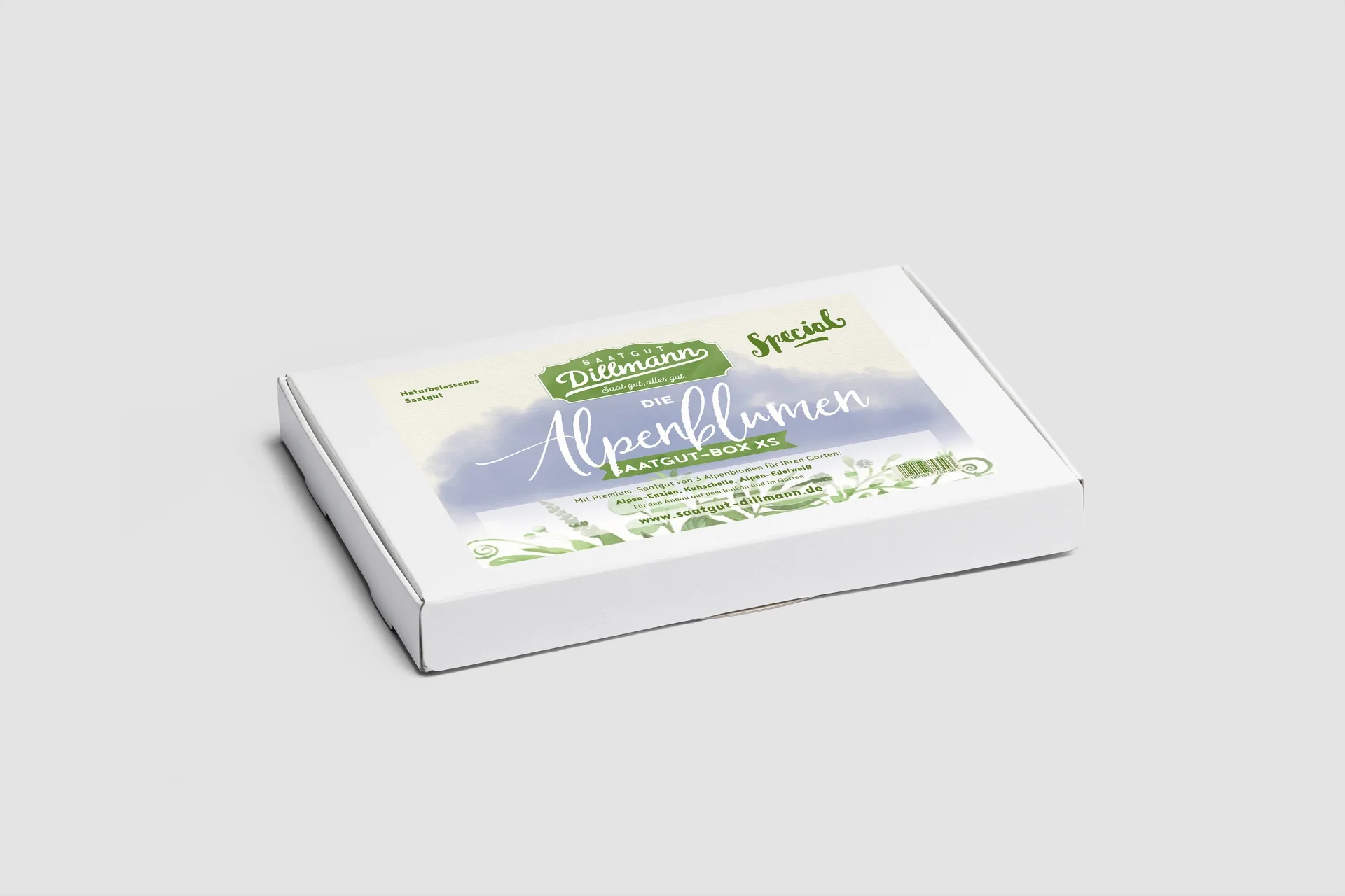 Alpenblumen Saatgut-Box XS (Karton)