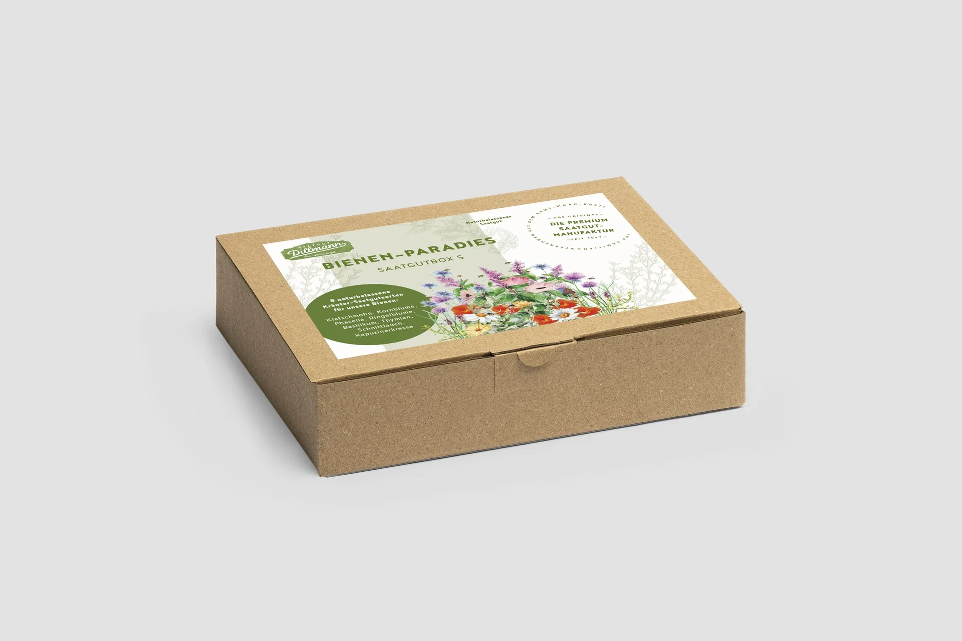 Bienen-Paradies Saatgut-Box S (Karton)
