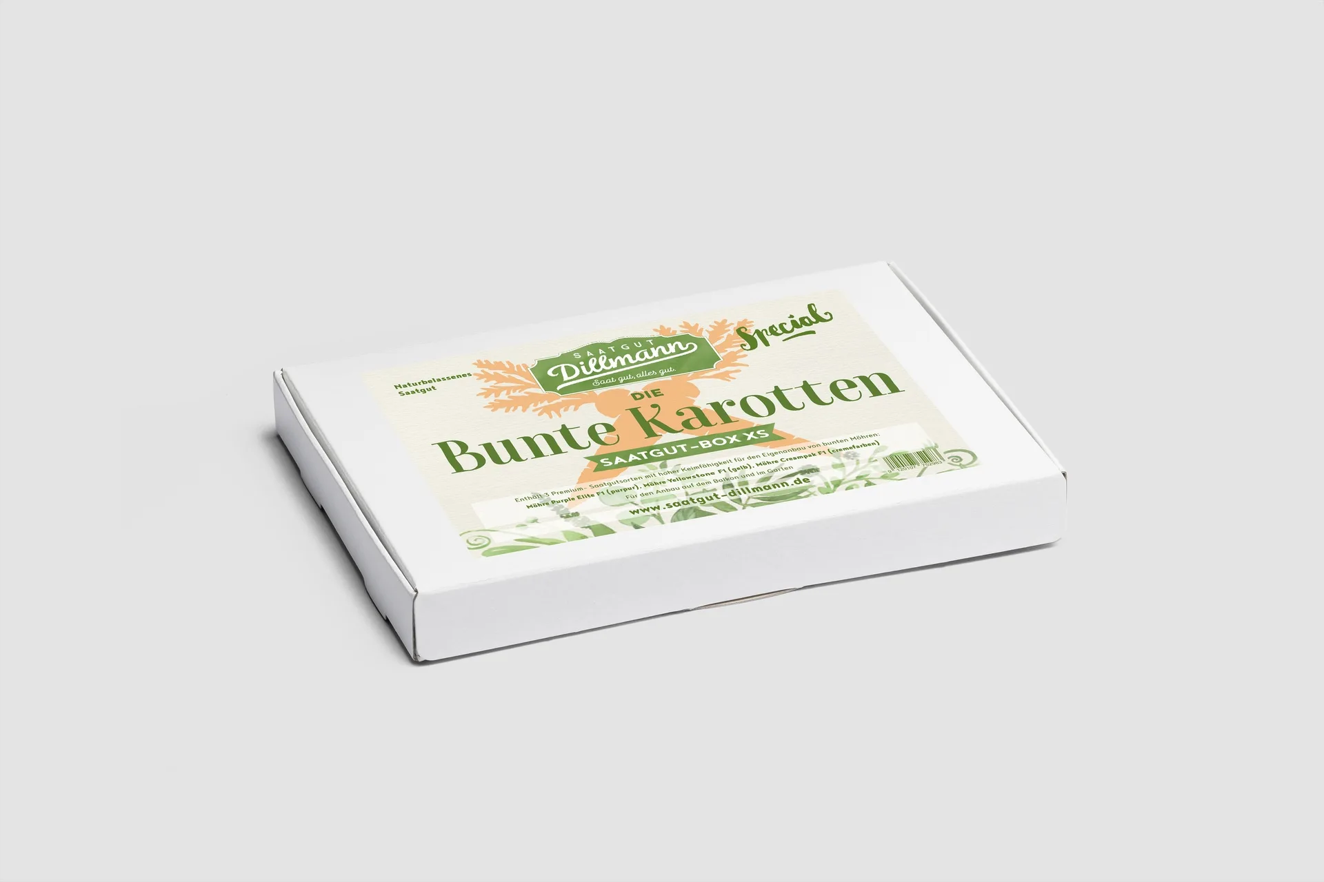 Bunte Karotten Saatgut-Box XS (Karton)