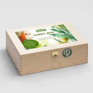 Curry-Box Bio M Holz (Saatgut- & Gewürzbox)