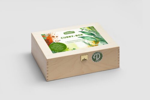 Curry-Box Bio M Holz (Saatgut- & Gewürzbox)