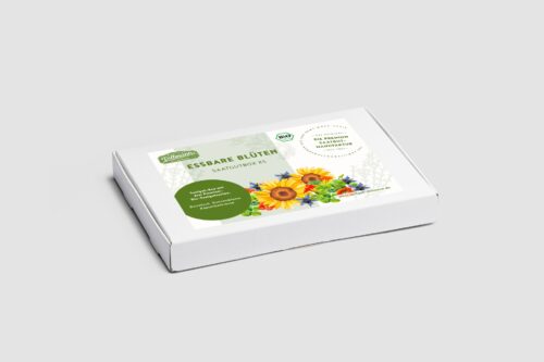 Essbare Blüten Saatgut-Box XS Bio (Karton)