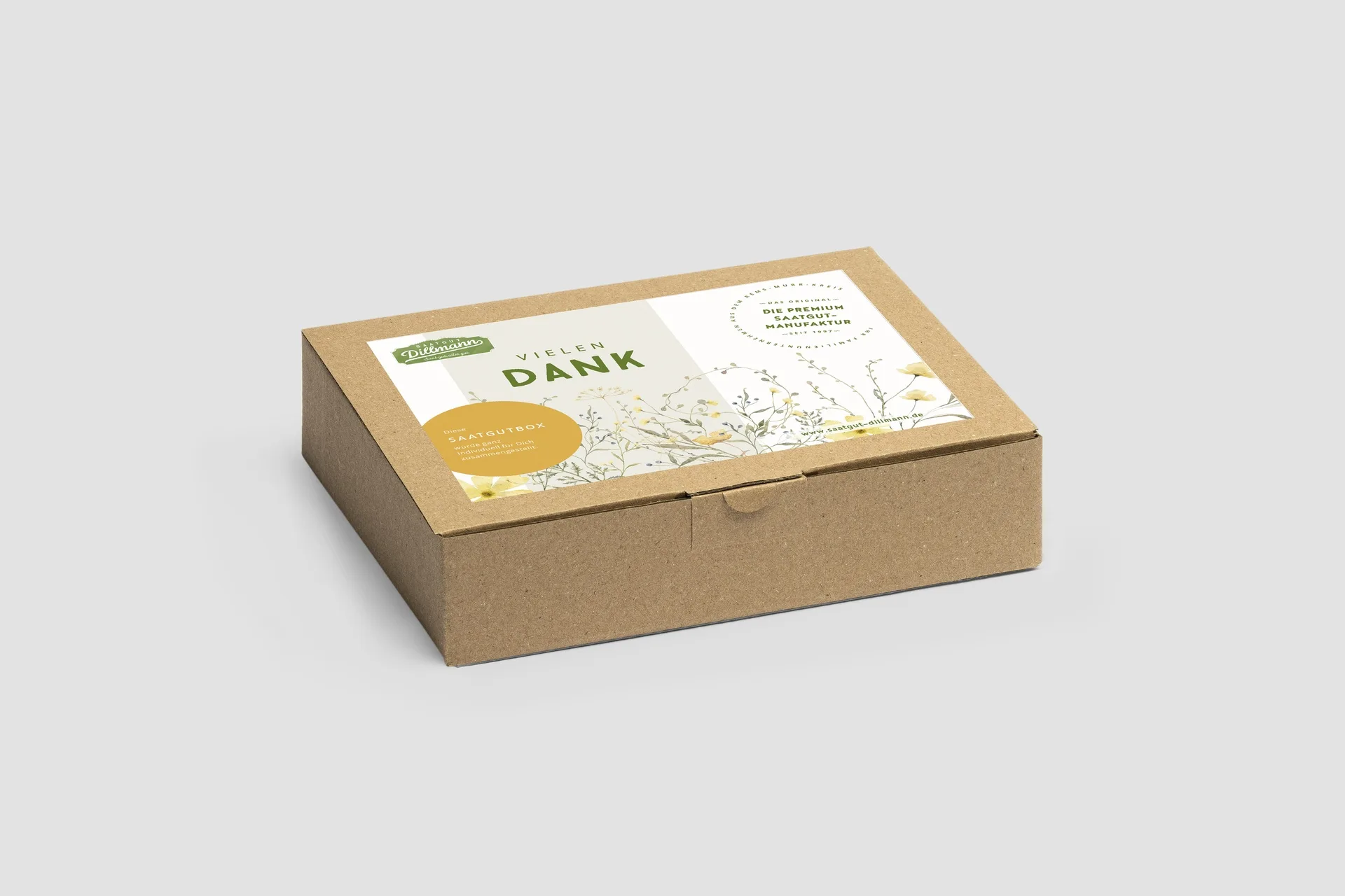 Geschenkbox Vielen Dank Karton