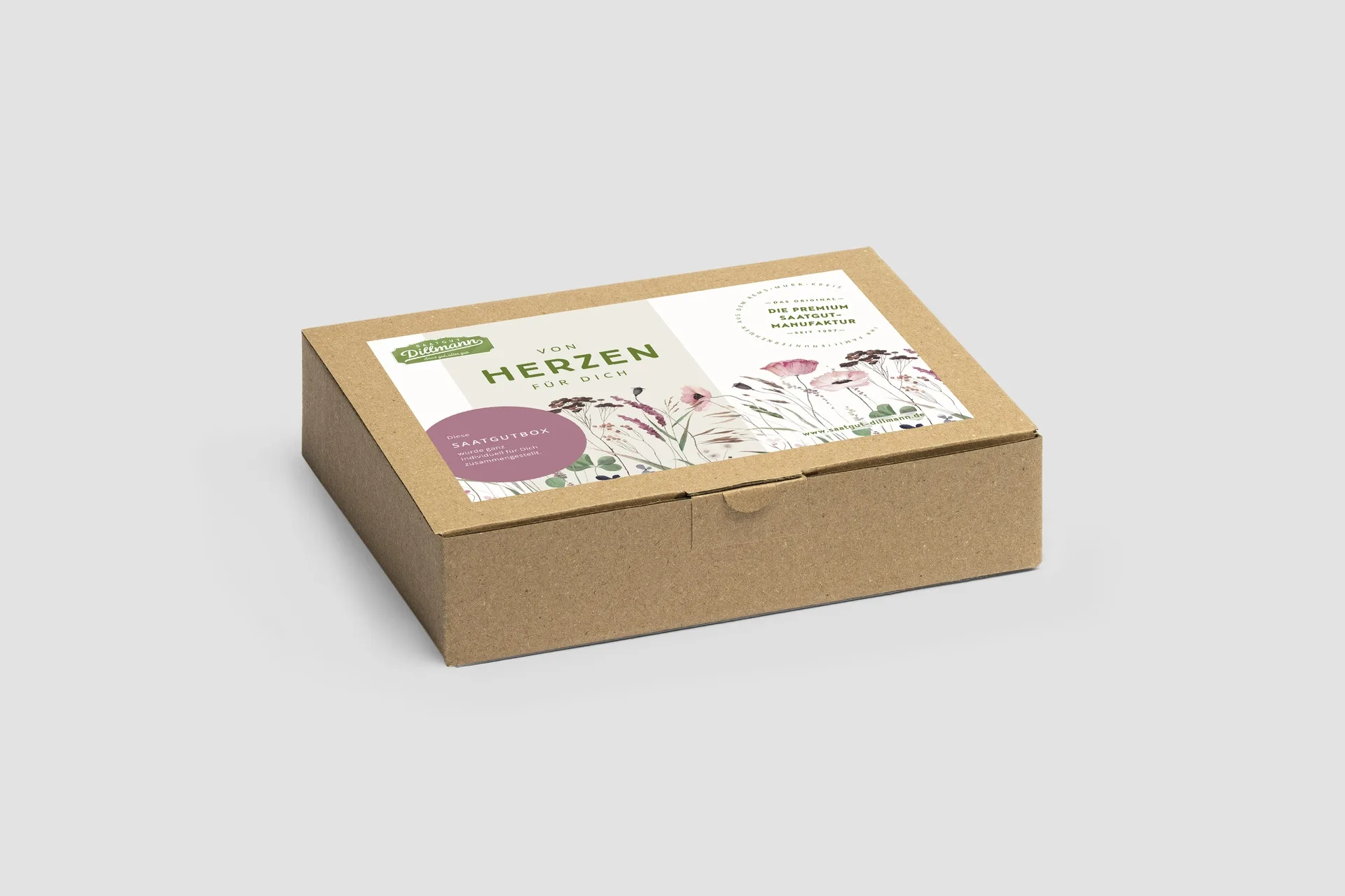 Geschenkbox Von Herzen Karton