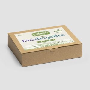 Kräutergarten Saatgut-Box S Bio (Karton)