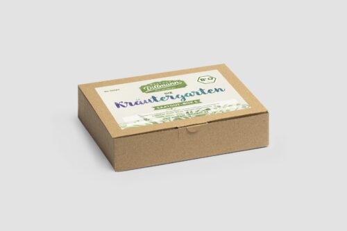 Kräutergarten Saatgut-Box S Bio (Karton)