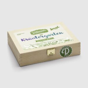 Kräutergarten Saatgut-Box S (Holzbox)