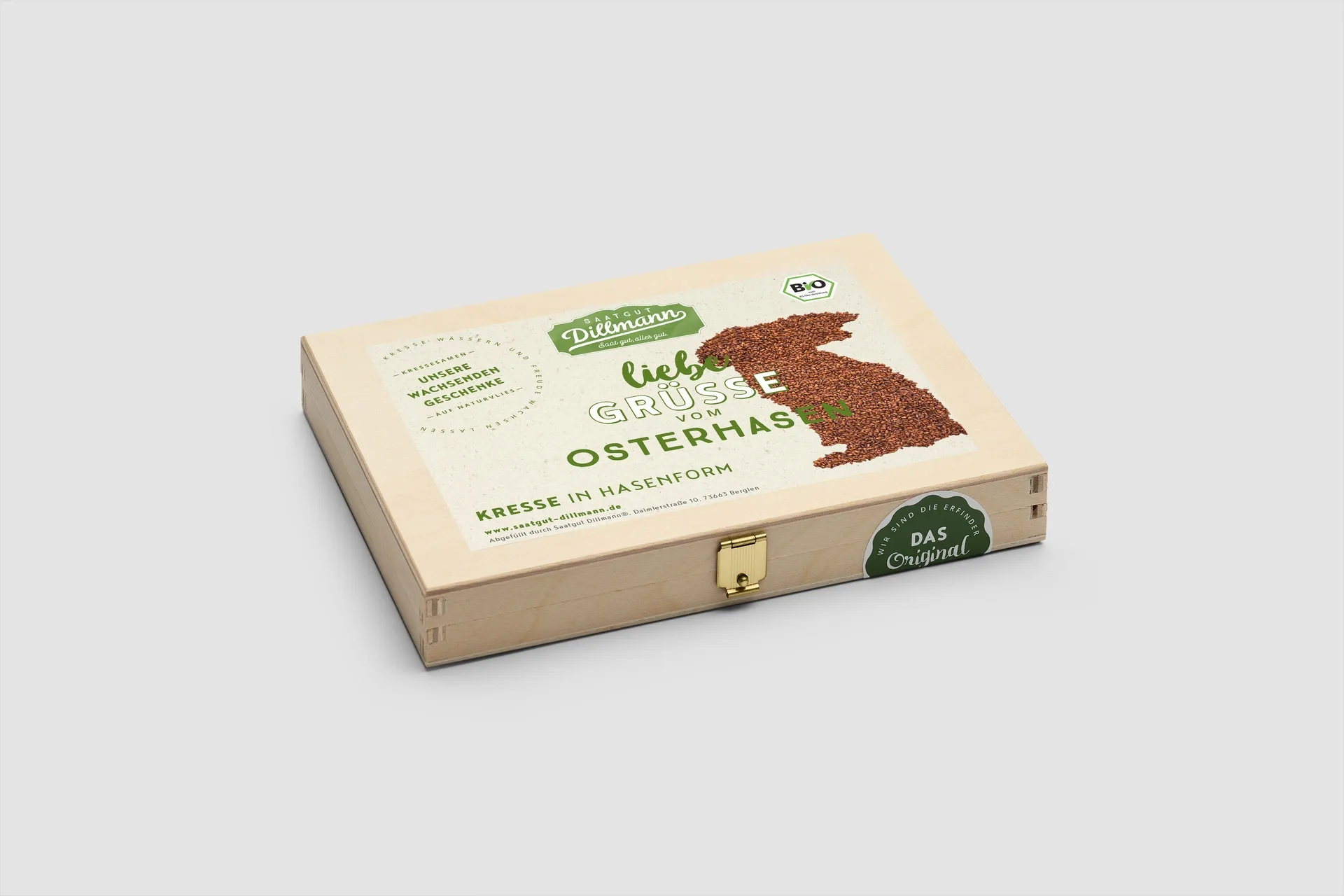 Kresse Box Bio Hase (Holzbox)