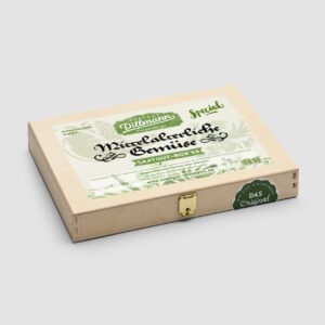 Mittelalterliche Gemüse Saatgut-Box XS (Holzbox)