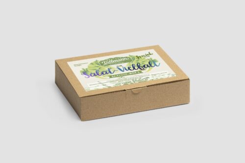 Salat-Vielfalt Saatgut-Box S (Karton)
