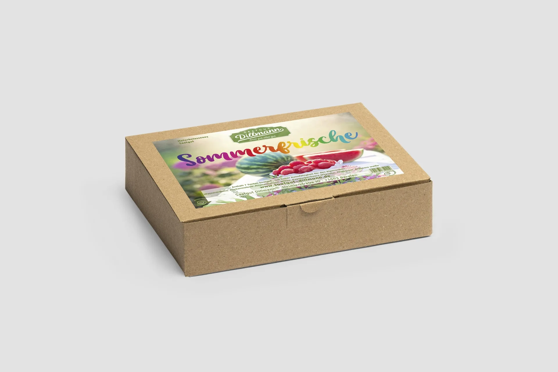 Sommerfrische Saatgut-Box S (Karton)