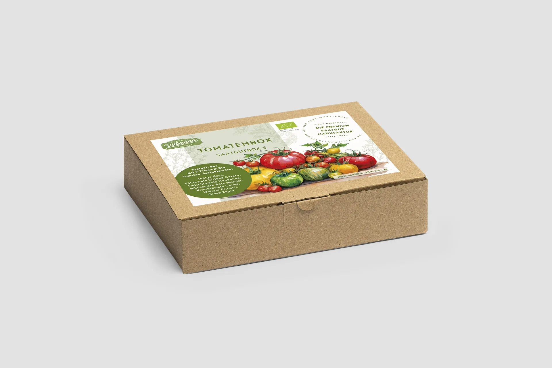 Tomaten Saatgut-Box S Bio (Karton)