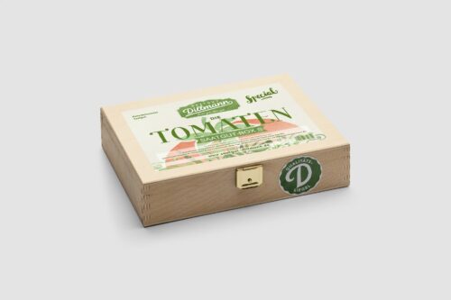 Tomaten Saatgut-Box S (Holzbox)