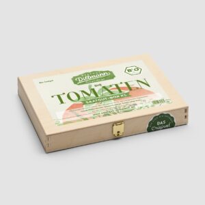 Tomaten Saatgut-Box XS Bio (Holzbox)