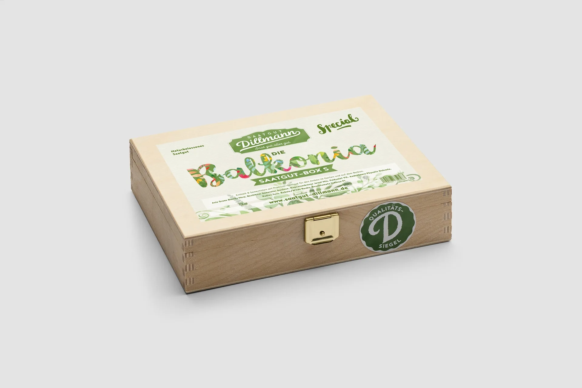 Balkonia Saatgut-Box S (Holzbox)