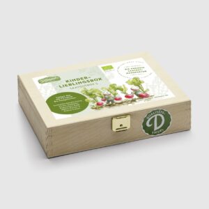 Kinder-Lieblingsbox Saatgut-Box S Bio (Holzbox)