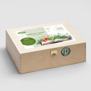 Bibelpflanzen Saatgut-Box M (Holzbox)