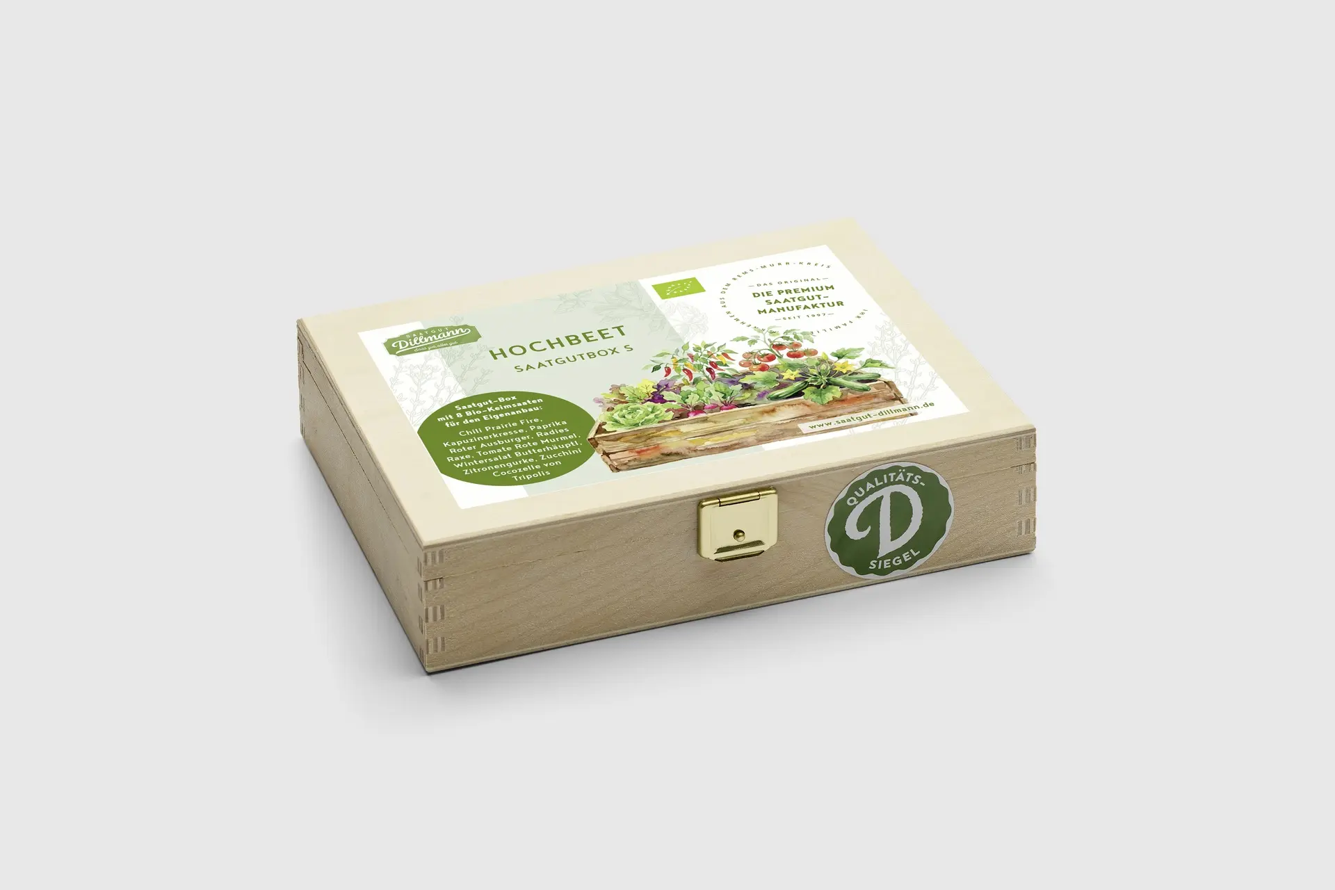 Hochbeet Saatgut-Box S Bio (Holzbox)