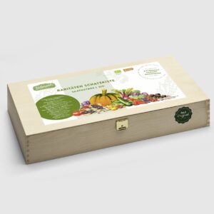 Raritäten-Schatzkiste L Bio (Holzbox)