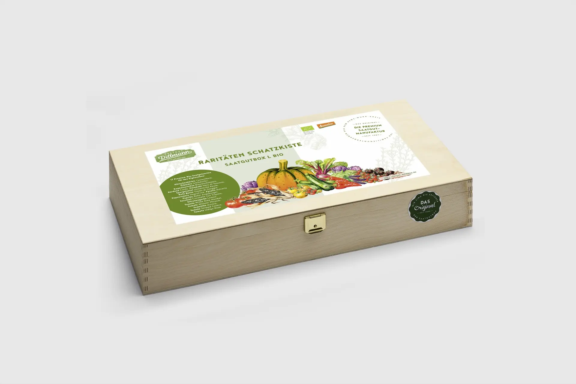 Raritäten-Schatzkiste L Bio (Holzbox)