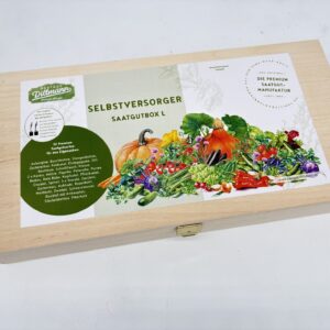 Selbstversorger Saatgut-Box L (Holzbox)