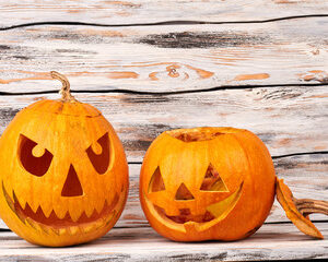 Kürbis (Halloween-) Jack O Lantern Bio