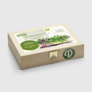 Microgreens Box S Bio Pads (Holzbox)