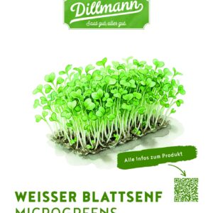 Microgreens Blattsenf Weiss Bio