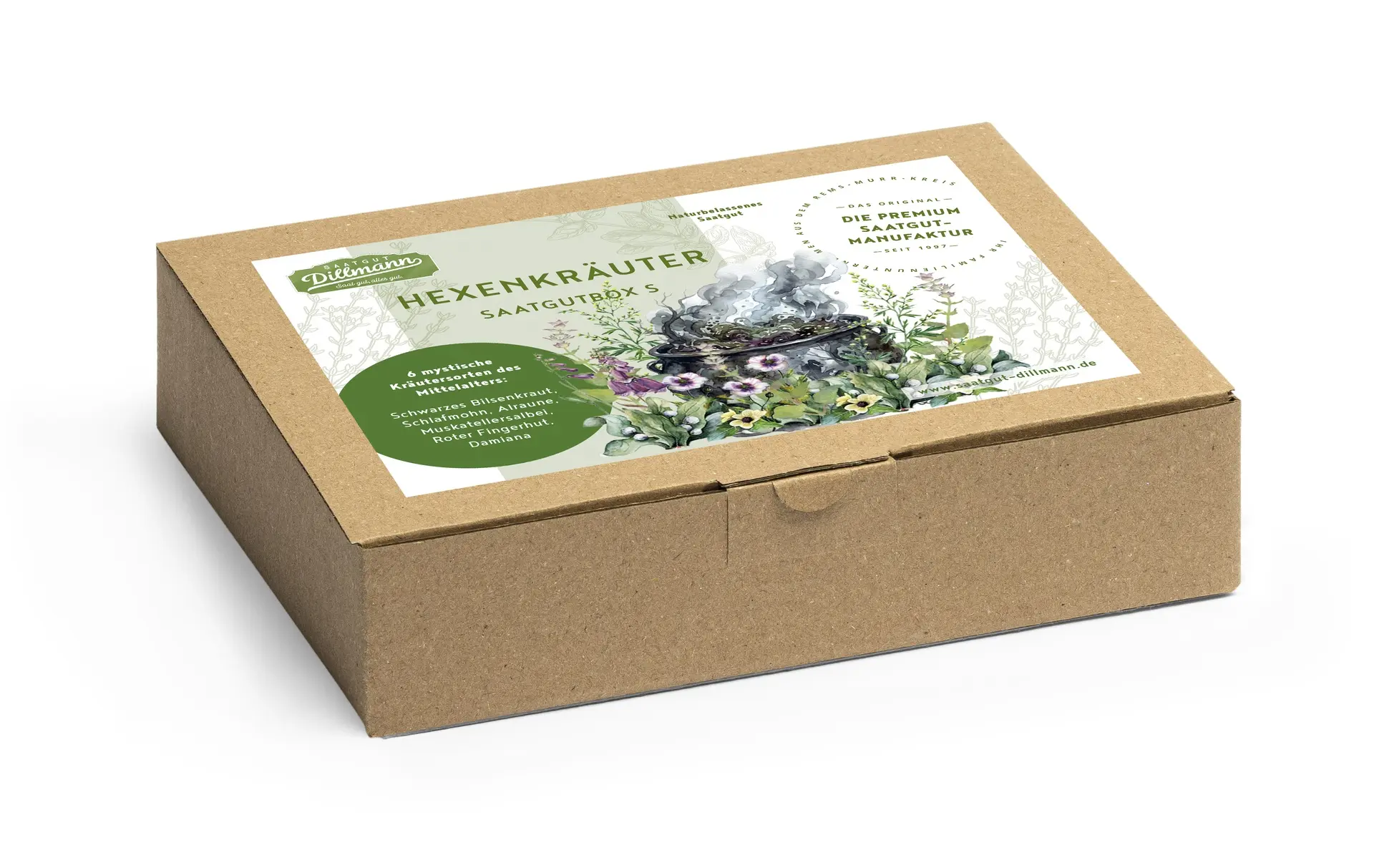 Hexenkräuter Saatgut-Box S (Karton)